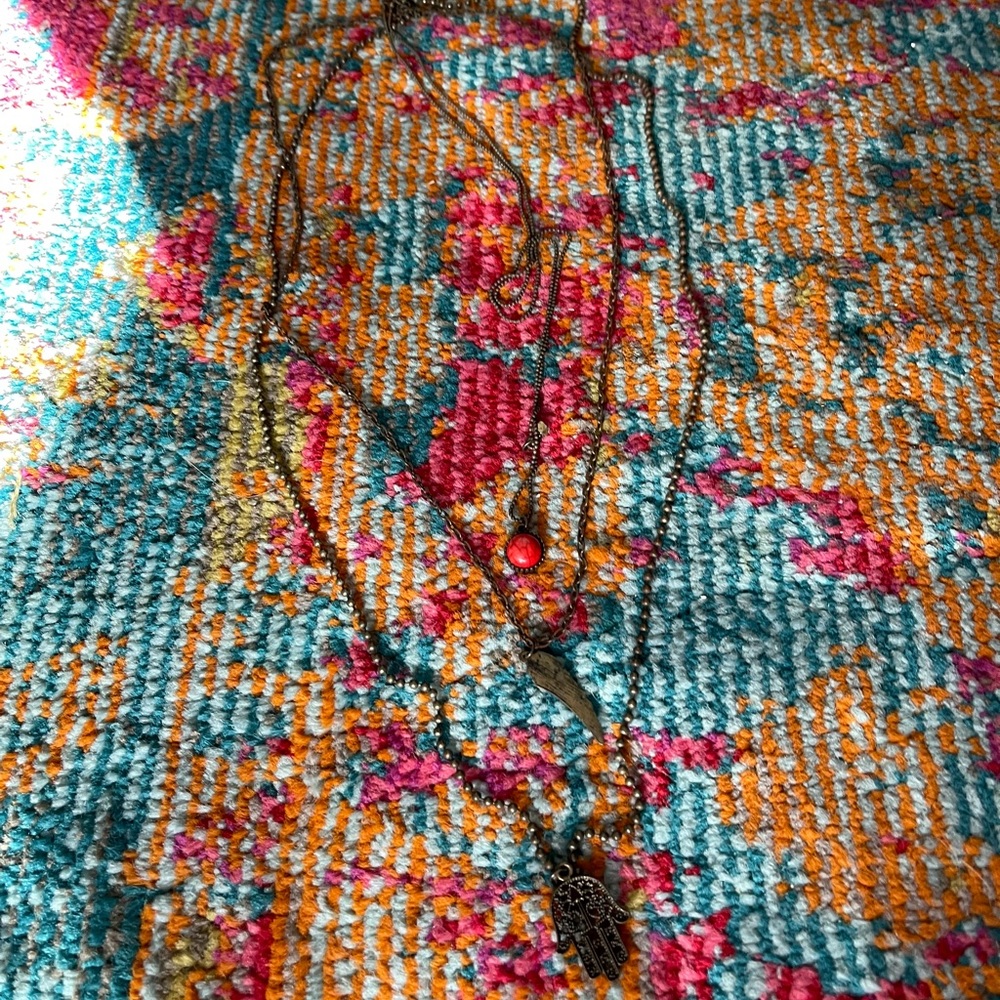 Triple Necklace. BOHO LOOK AND FEEL